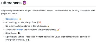 How To Add Utterances Comment System To Your Gatsby Blog | Youngjae Jay ...