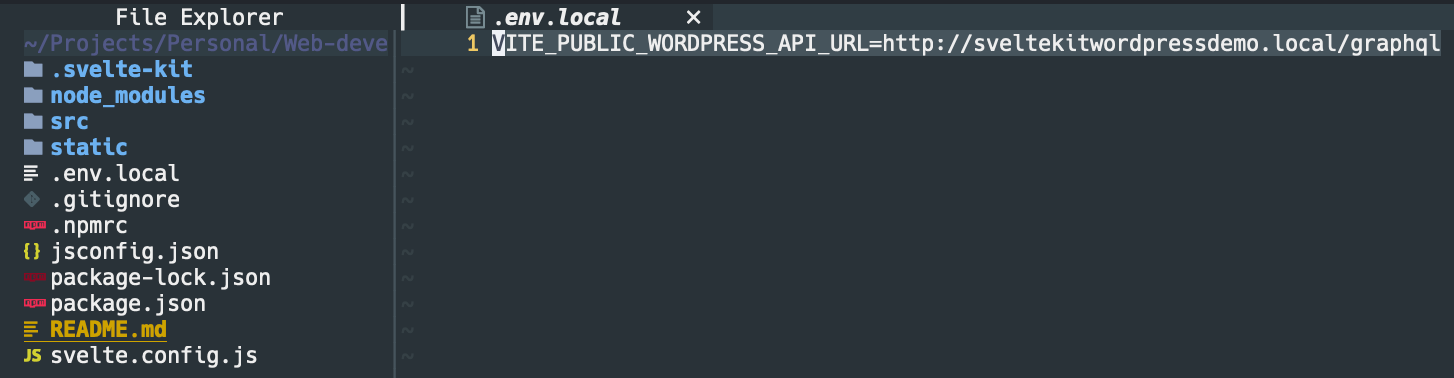 local by flywheel configuration